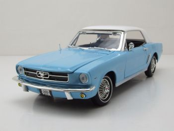 Motor Max : Ford Mustang │ 1964 - Bleu  [1/18]