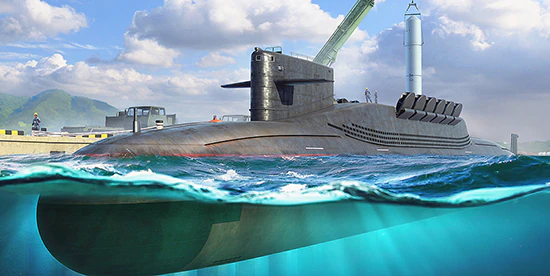 HobbyBoss : Sous-marin PLAN Type 094 Jin Class SSBN 
