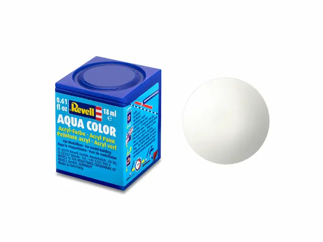 Revell : 04 - Blanc Brillant - Ral 9010 (18ml) │ Aqua Color