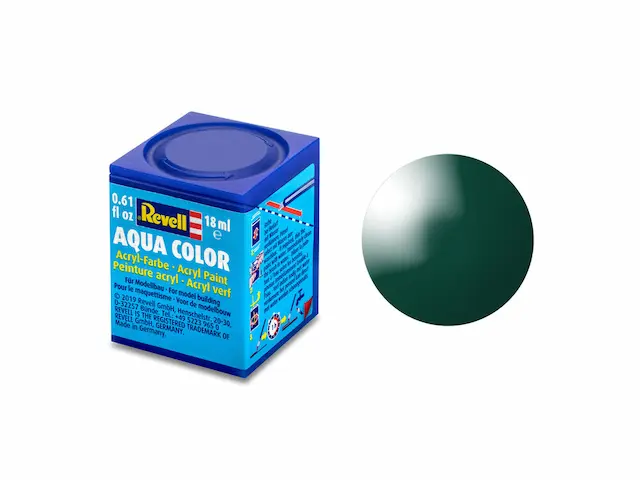 Revell : AQUA COLOR VERT FONCÉ BRILLANT