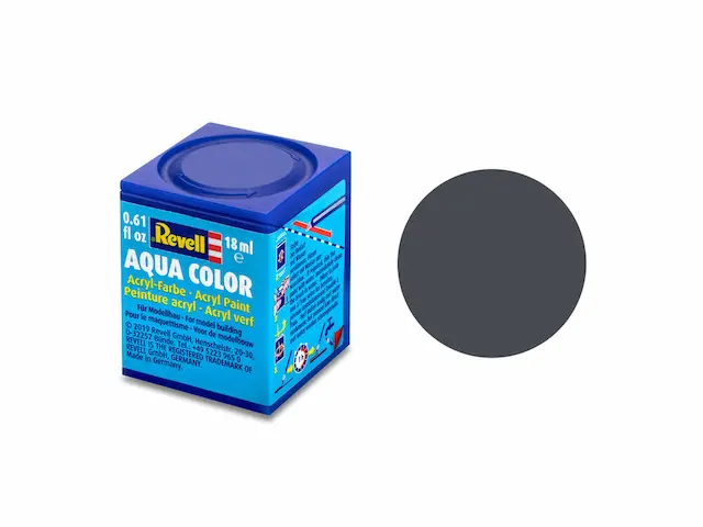 Revell : 078 - Gris Foncé Mat - Ral 7024 (18ml) │ Aqua Color