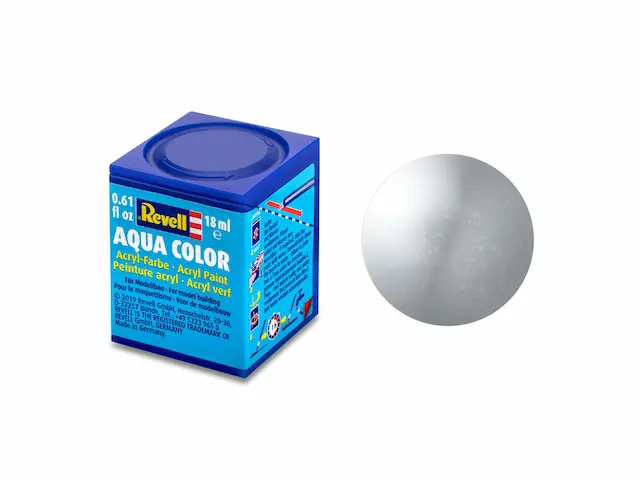 Revell : 90 Argent Metal (18ml) │ Aqua Color