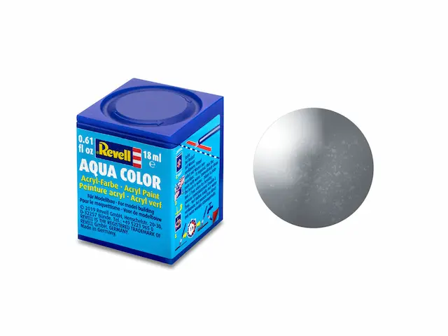 Revell : 091 - Gris Acier Metal (18ml) │ Aqua Color