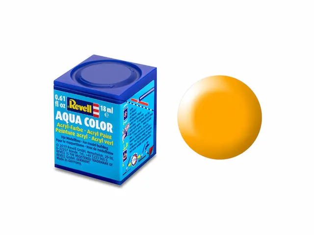 Revell : 310 - Jaune Lufthansa Satiné (18ml) │ Aqua Color