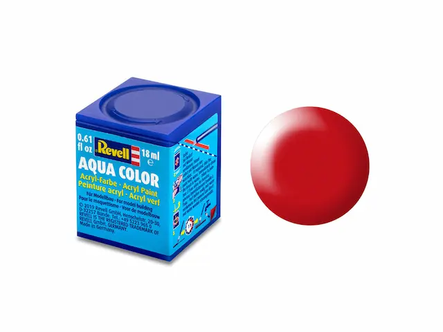 Revell : 332 - Rouge Fluo Satiné (18ml) │ Aqua Color