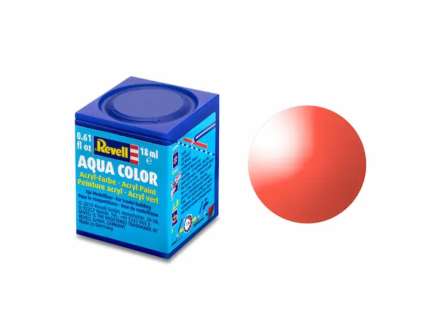 Revell : AQUA COLOR ROUGE CLAIR TRANSPARENT