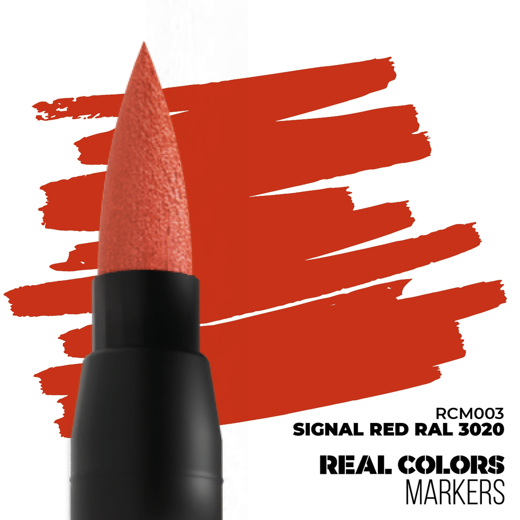 [AK RCM003] Ak : RCM003 - Signal Red Ral 3020│ Real Colors Markers 