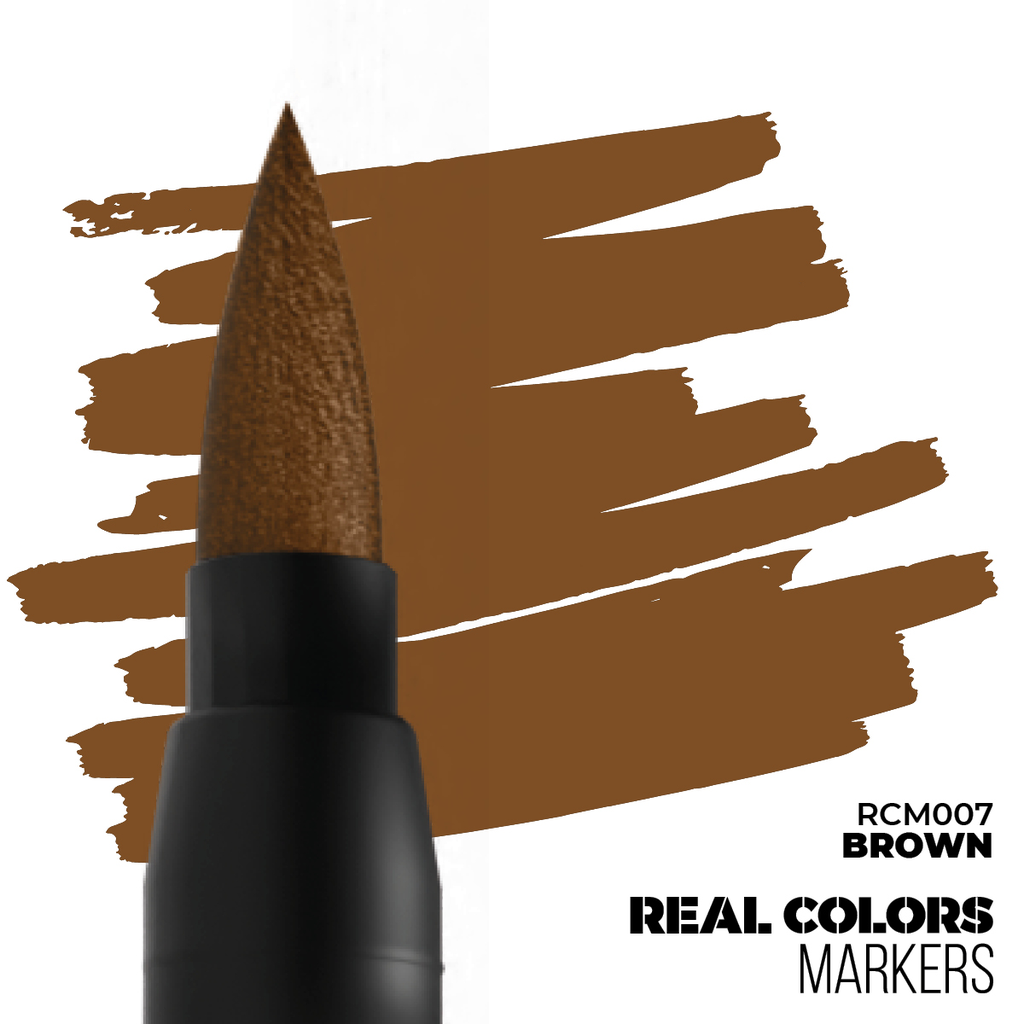 [AK RCM007] Ak : RCM007 - Brown │ Real Colors Markers 