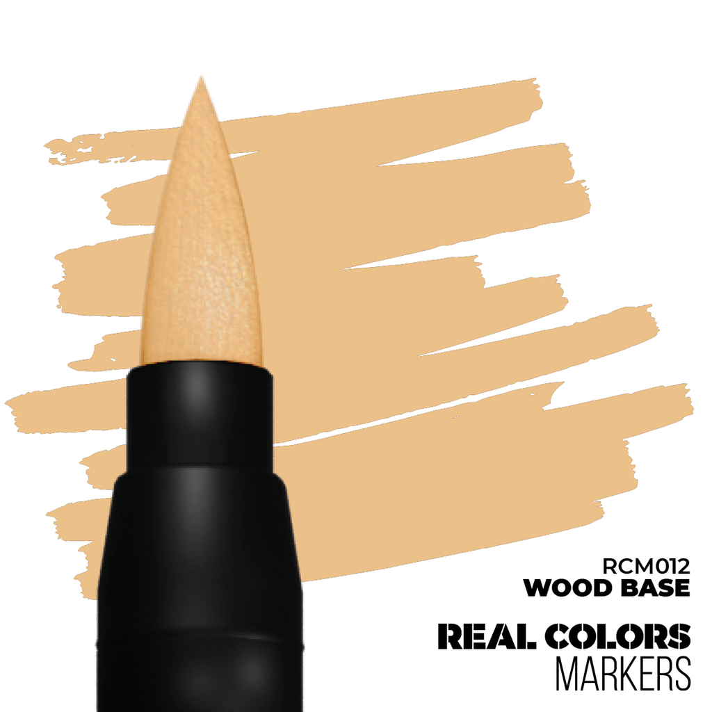  Ak : RCM012 - Wood base│ Real Colors Markers 