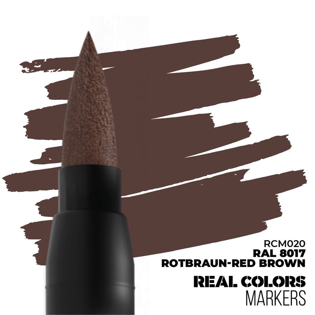 Ak : RCM020 - Rotbraun-Red Brown Ral 8017│ Real Colors Markers 