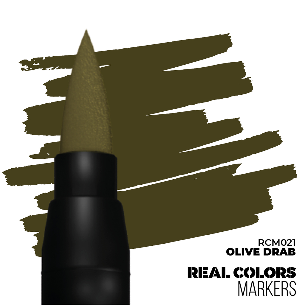[AK RCM021] Ak : RCM021 - Olive Drab │ Real Colors Markers 