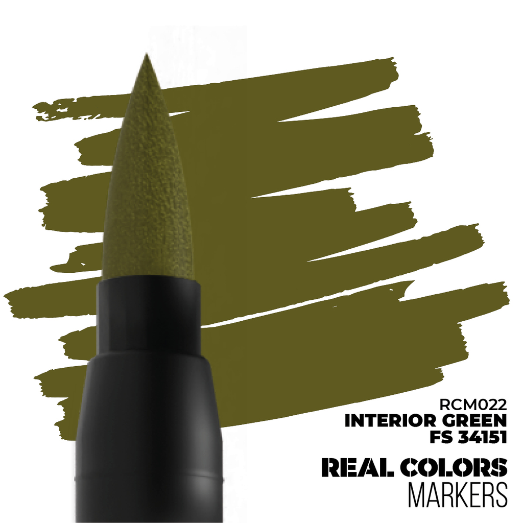  Ak : RCM022 - Interior Green FS 34151 │ Real Colors Markers 