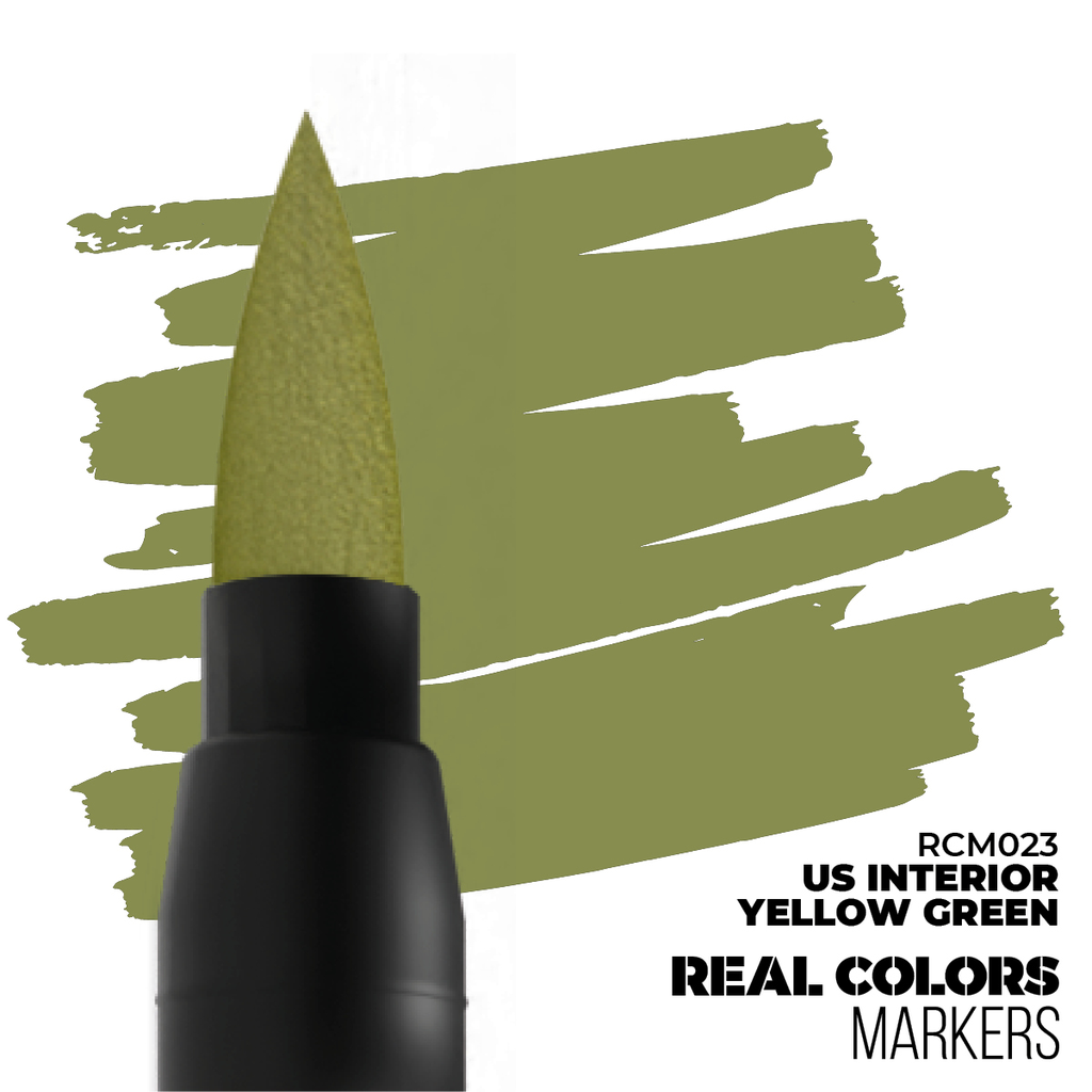 [AK RCM023] Ak : RCM023 - US Interior Yellow Green  │ Real Colors Markers 