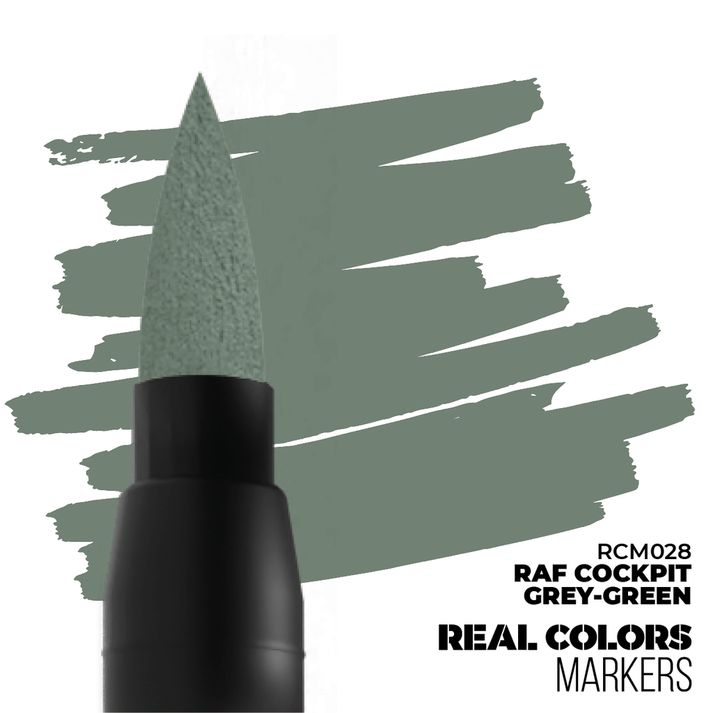 Ak : RCM028 - RAF Cockpit Grey-Green │ Real Colors Markers 