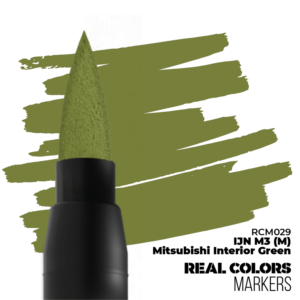  Ak : RCM029 - IJN M3 (M) Mitsubishi Interrior Green│ Real Colors Markers 