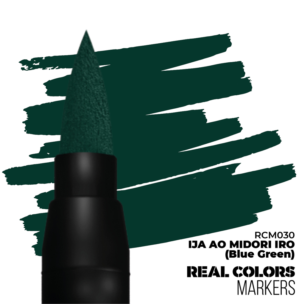 Ak : RCM030 - IJA AO Midori Iro (Blue Green)│ Real Colors Markers 