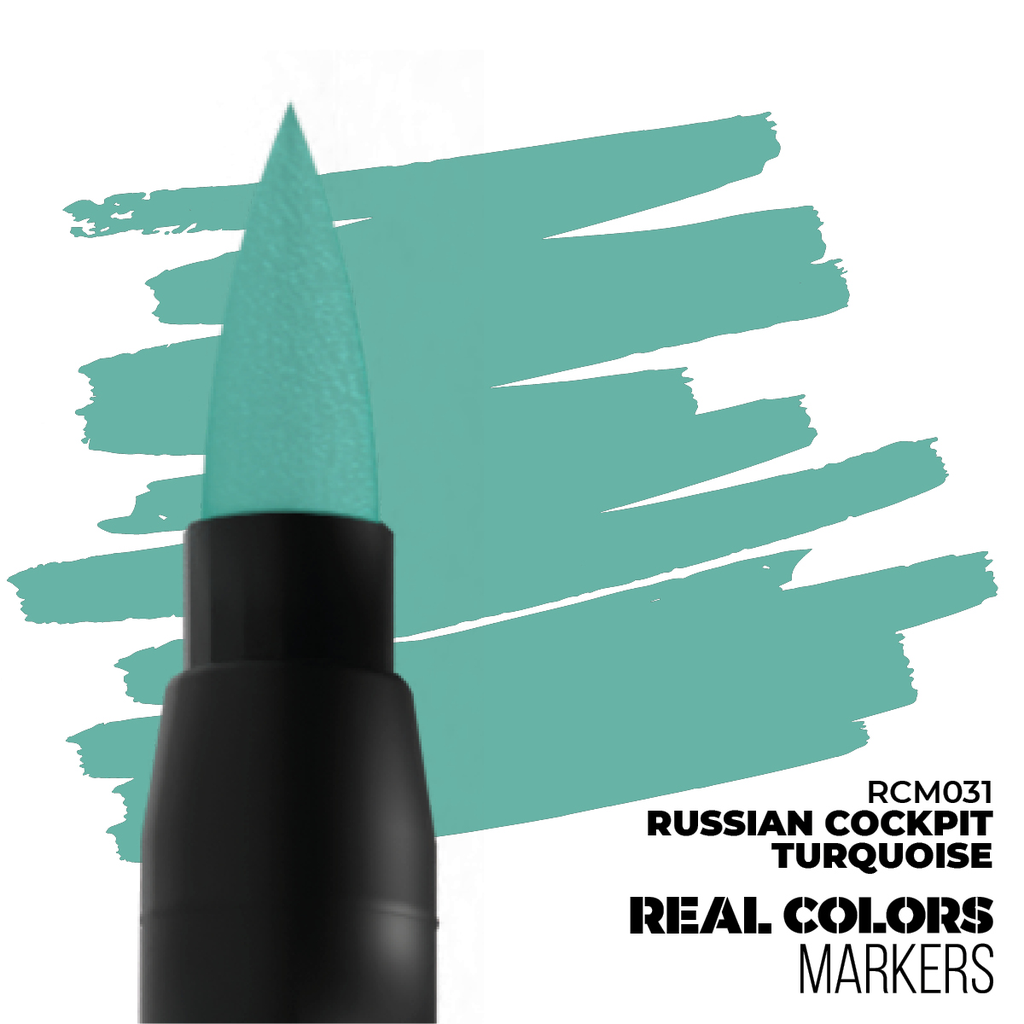  Ak : RCM031 - Russian Cockpit Turquoise │ Real Colors Markers 