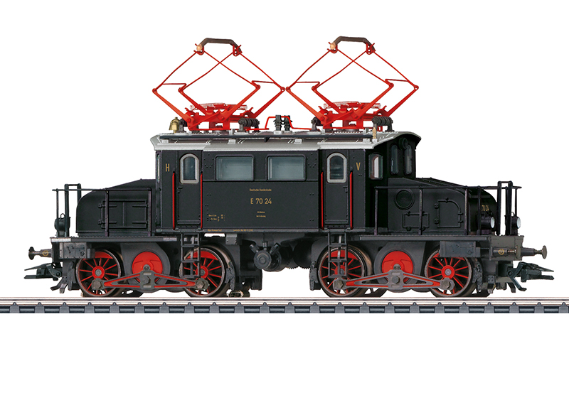 Märklin : Locomotive Électrique (#E70.2) Noir "Spéciale Nuremberg 2024" │ AC Digital Sons Époque III HO - 1/87 (Réf : 37480)