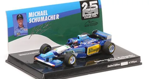 Minichamps : Benetton B195 Renault n°1 Winner Gp Brésil Michael Schumacher 1995 [1/43]