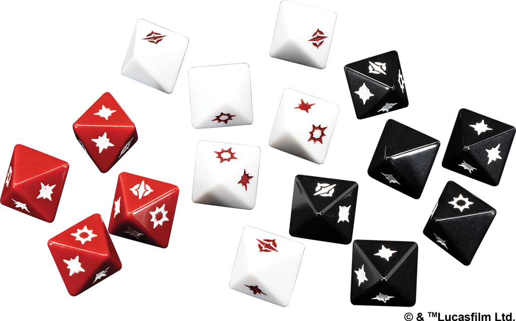 [AMG SWQ131] Star Wars LEGION : Pack de dés d'attaque (16pcs) │ Star Wars LEGION