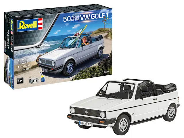 Revell : Coffret cadeau « 50 ans de la VW Golf 1 »