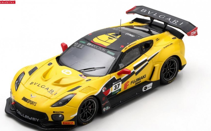 Spark models : CORVETTE C7 CALLAWAY GT3-R N°37 Callaway Competition with Bingo Racing 10H Suzuka 2019 [1/43]