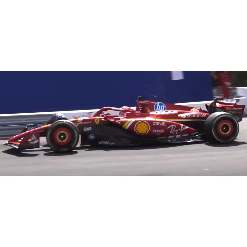 Burago : Ferrari SF-24 │ No.16 Scuderia Ferrari - Charles Leclerc 2024 [1/18]