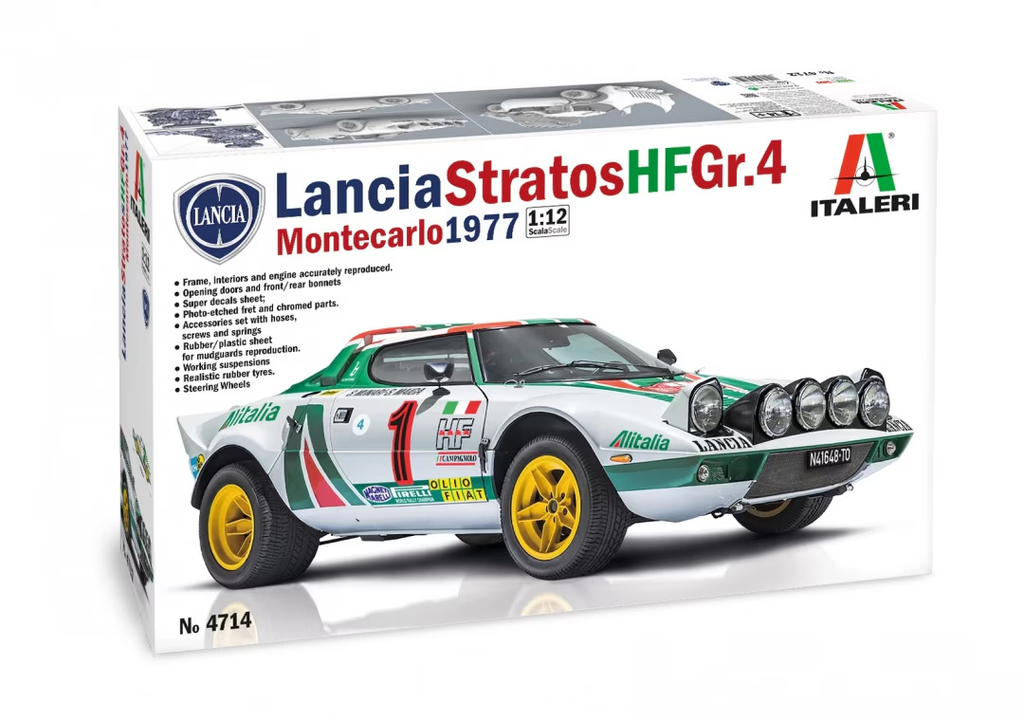 Italeri : Lancia Stratos HF Gr.4 • Monte Carlo 1977