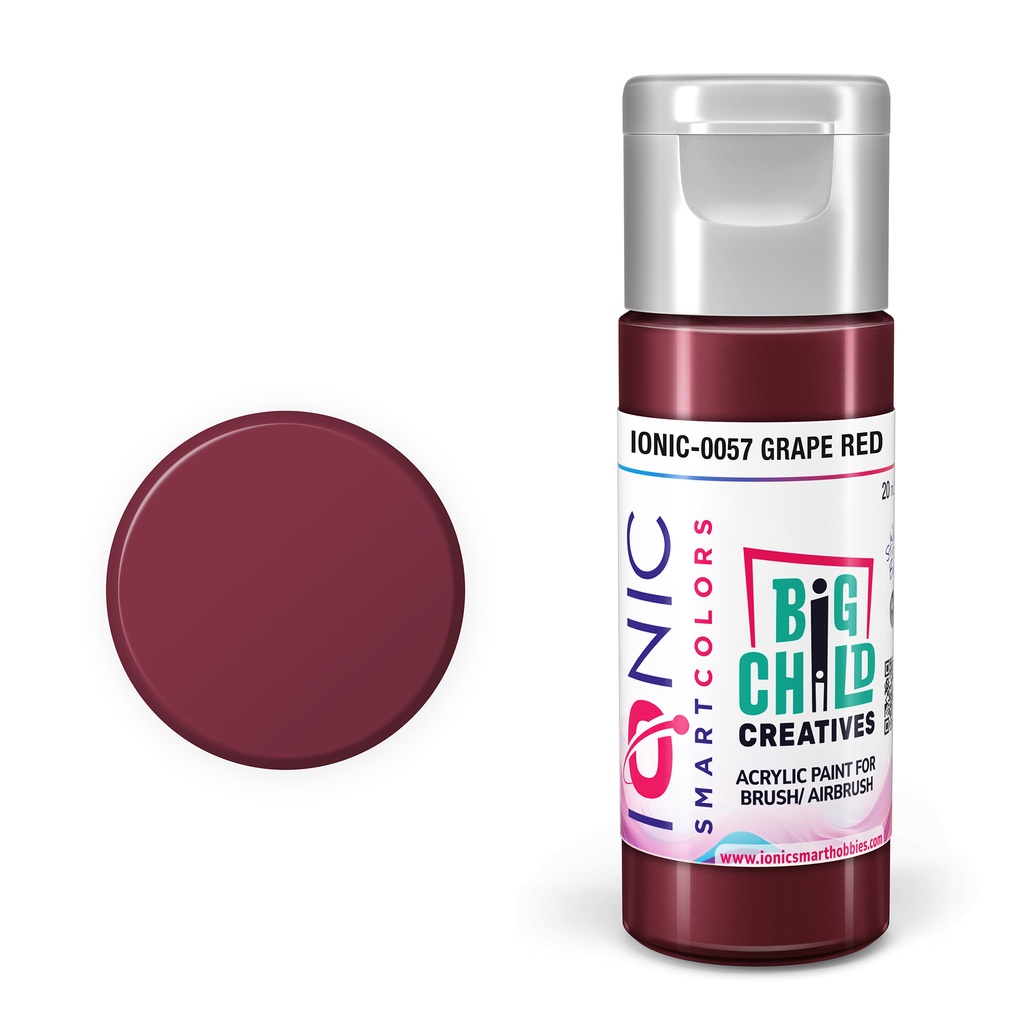 [MIG IO-0057] Ammo Mig : 057 - GRAPE RED (20ml) │ Ionic Smart Color