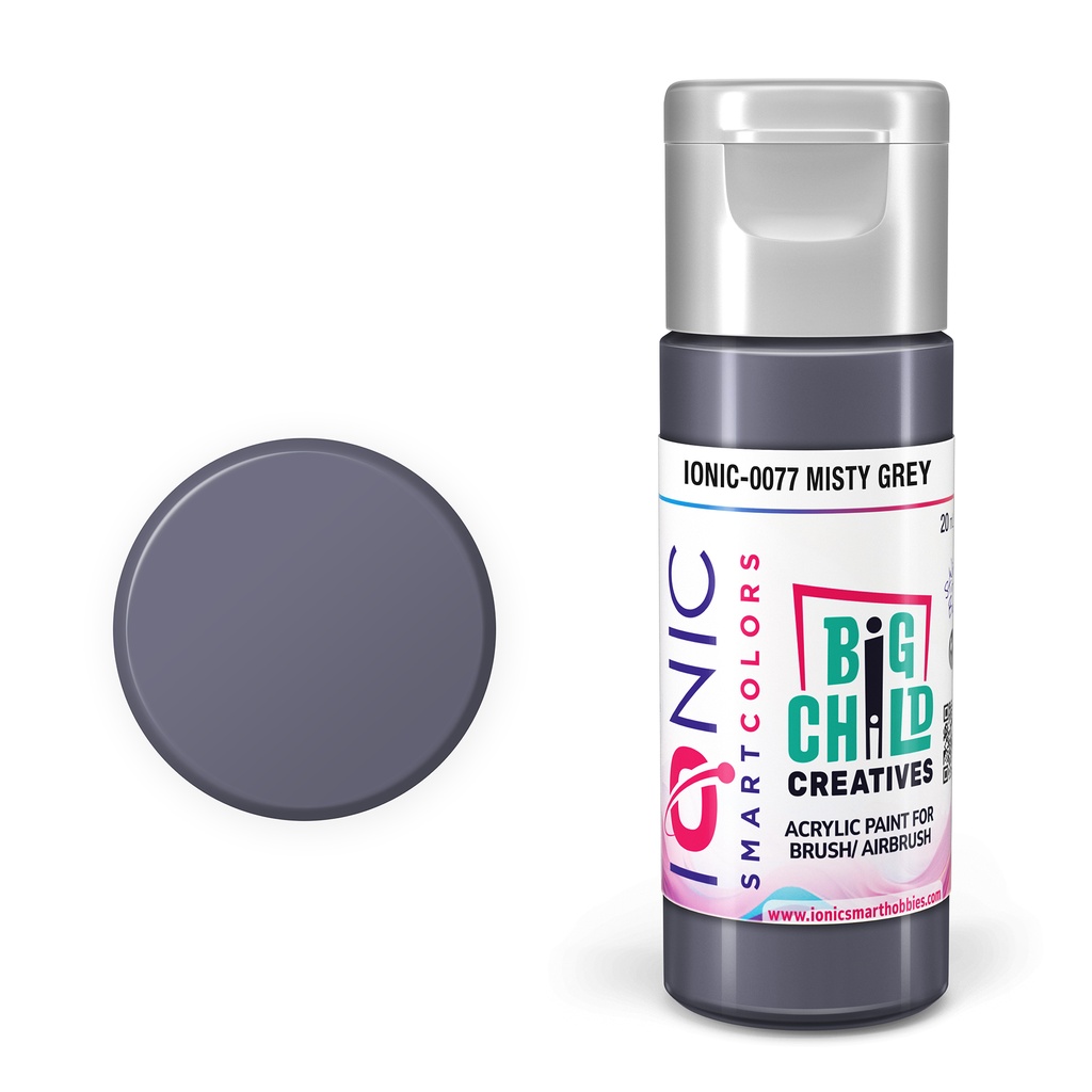 Ammo Mig : 077 - MISTY GREY (20ml) │ Ionic Smart Color