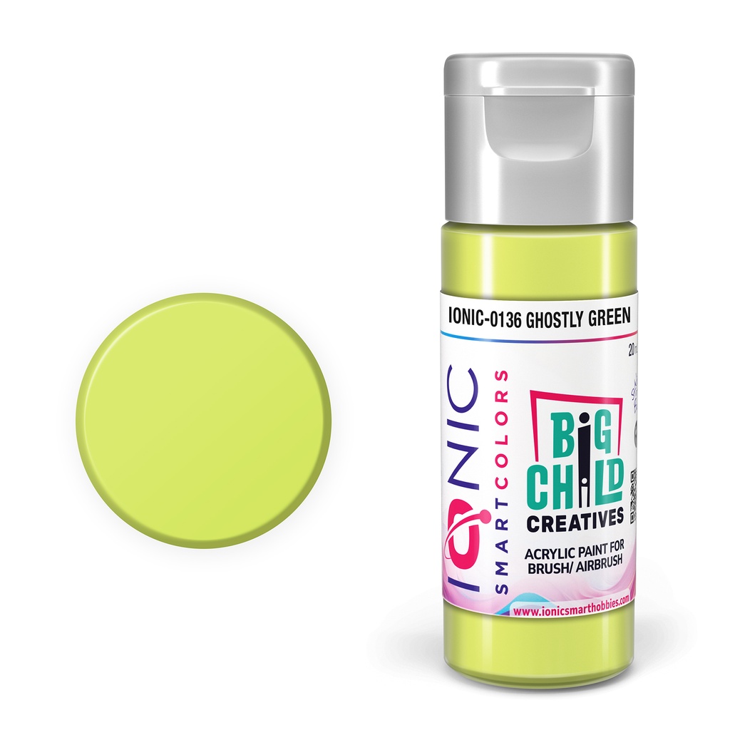 Ammo Mig : 136 - GHOSTLY GREEN (20ml) │ Ionic Smart Color