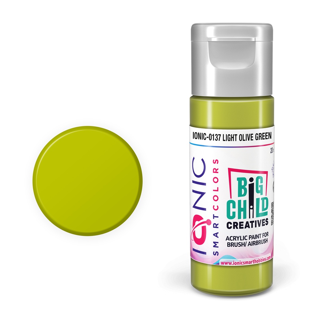 [MIG IO-0137] Ammo Mig : 137 - LIGHT OLIVE GREEN (20ml) │ Ionic Smart Color
