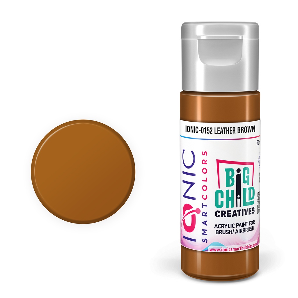 Ammo Mig : 152 - LEATHER BROWN (20ml) │ Ionic Smart Color