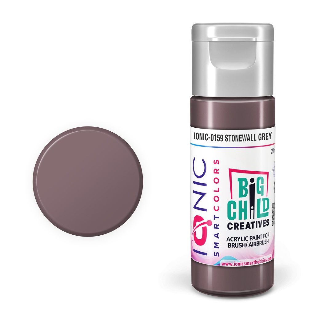 [MIG IO-0159] Ammo Mig : 159 - STONEWALL GREY (20ml) │ Ionic Smart Color