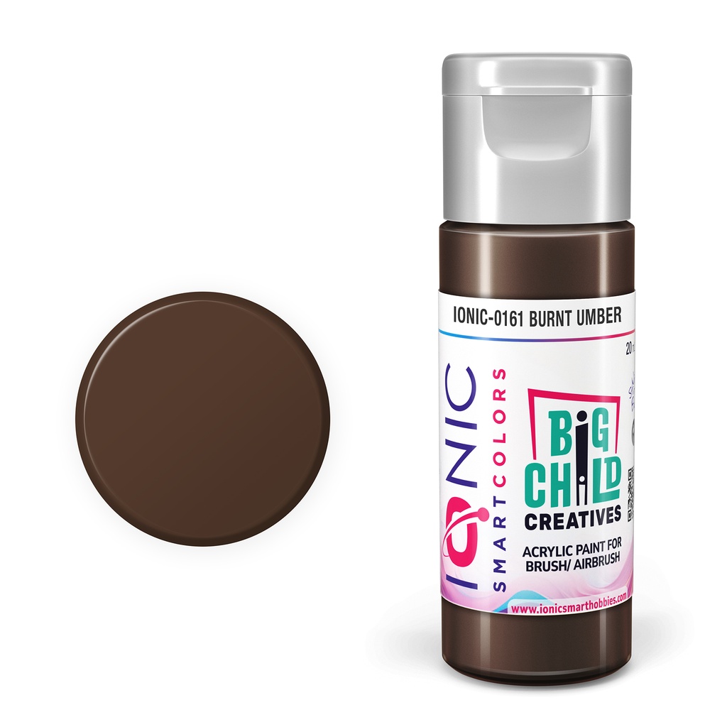 [MIG IO-0161] Ammo Mig : 161 - BURNT UMBER (20ml) │ Ionic Smart Color