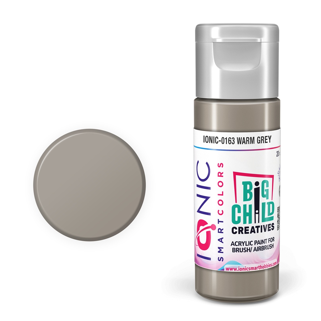 [MIG IO-0163] Ammo Mig : 163 - WARM GREY (20ml) │ Ionic Smart Color