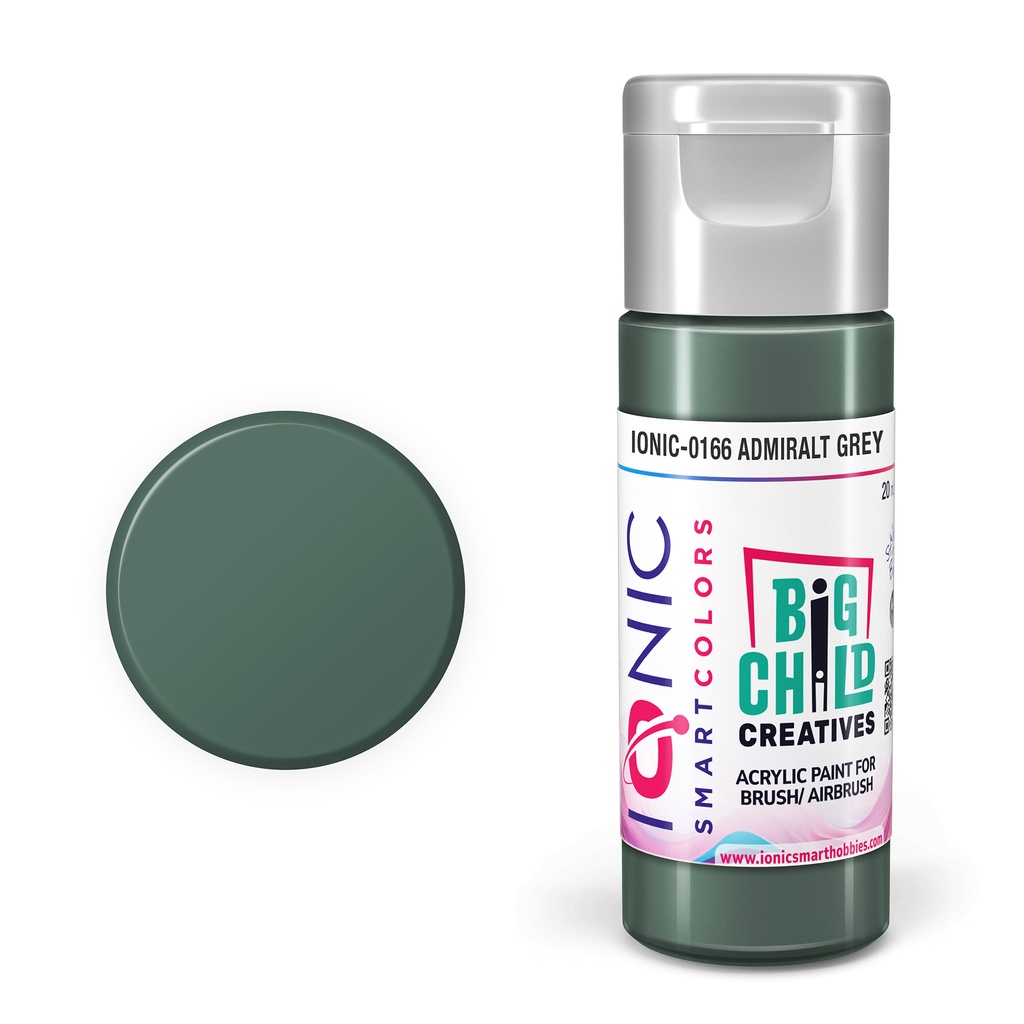 [MIG IO-0166] Ammo Mig : 166 - Admiral Grey (20ml) │ Ionic Smart Color