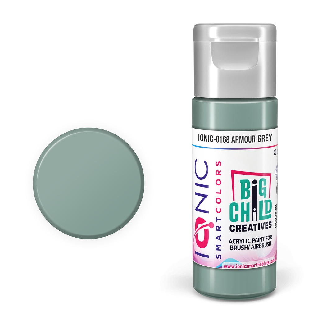 [MIG IO-0168] Ammo Mig : 168 - Armour Grey (20ml) │ Ionic Smart Color