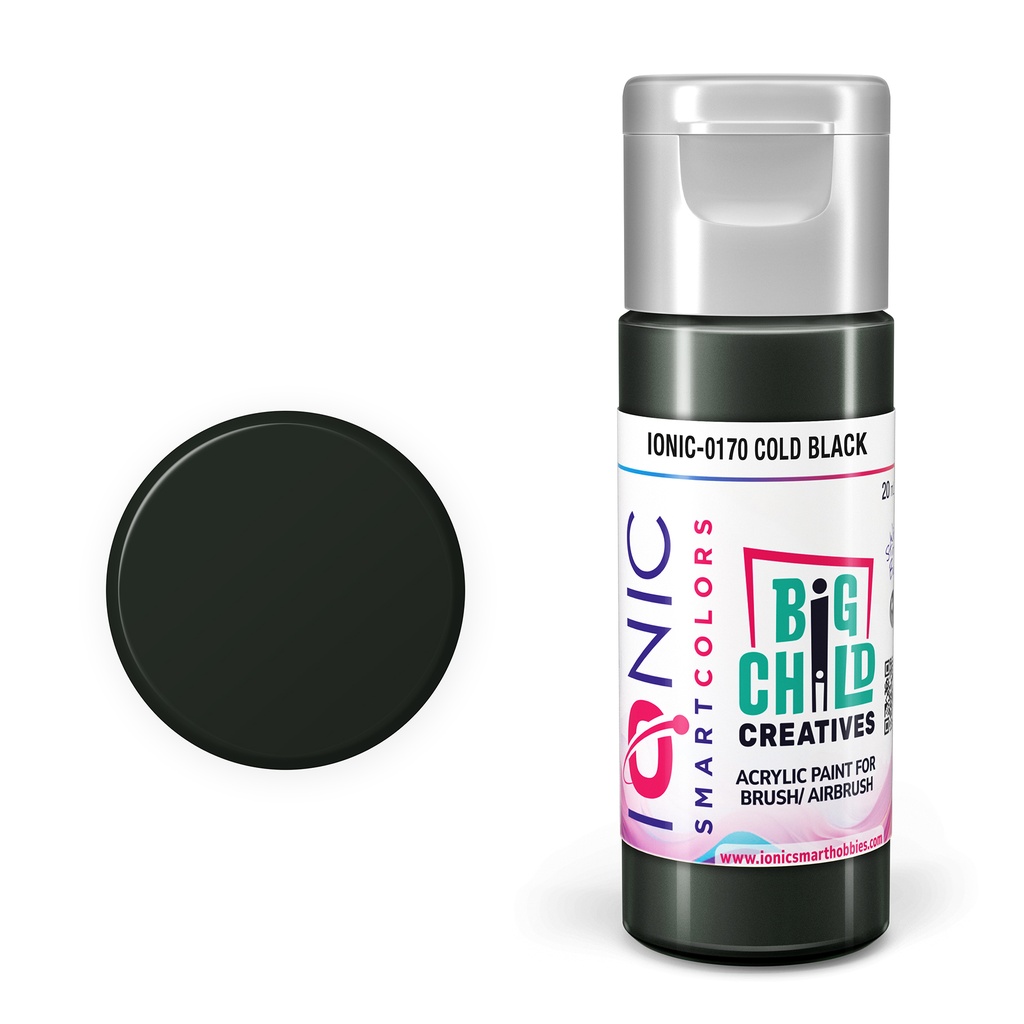 [MIG IO-0170] Ammo Mig : 170 - COLD BLACK (20ml) │ Ionic Smart Color