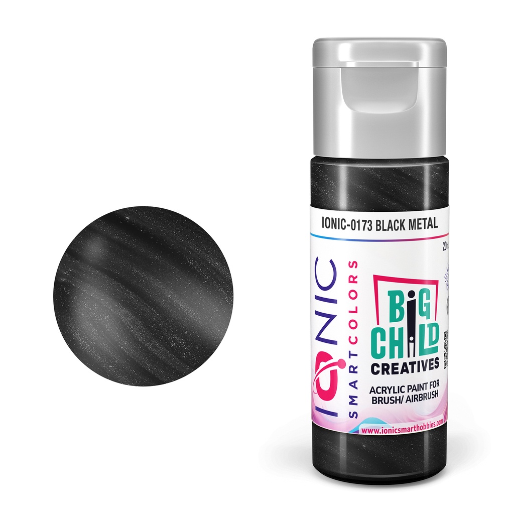 [MIG IO-0173] Ammo Mig : 173 - BLACK METAL (20ml) │ Ionic Smart Color