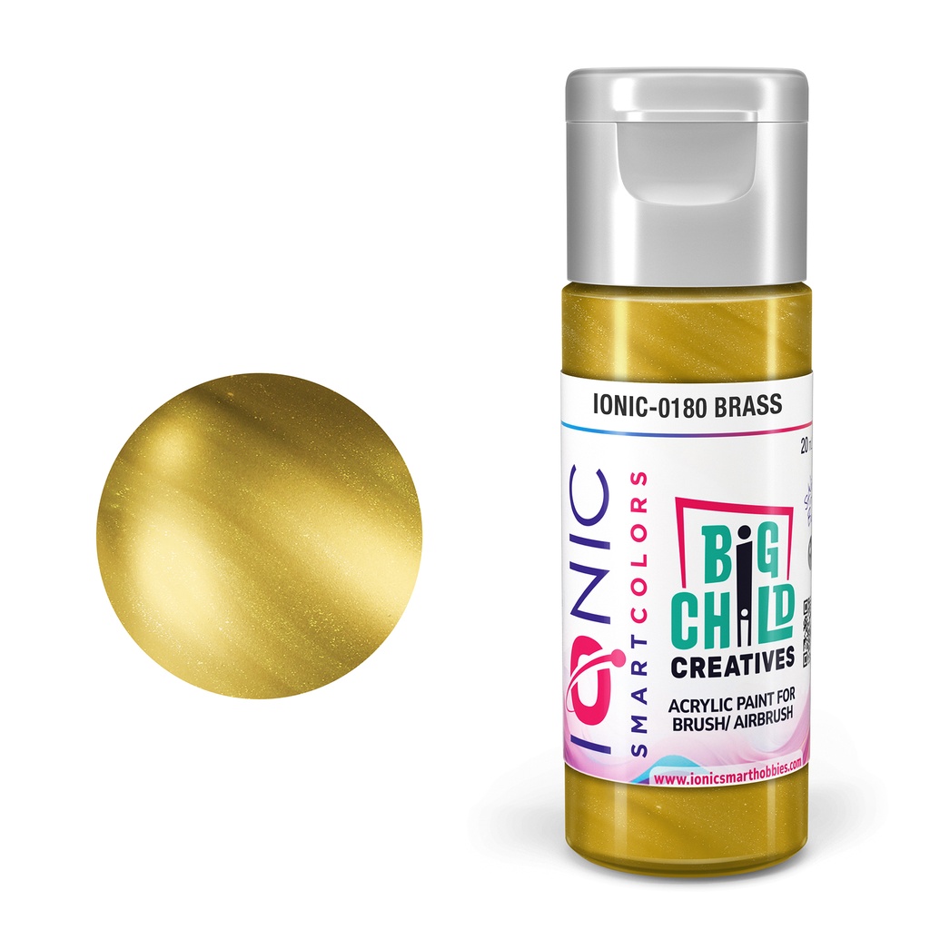 [MIG IO-0180] Ammo Mig : 180 - BRASS (20ml) │ Ionic Smart Color
