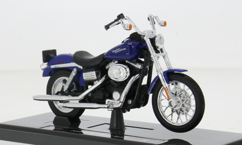 [MAI 39360-23103] Burago : Harley Davidson FXDBI │ Bleu  [1/18]