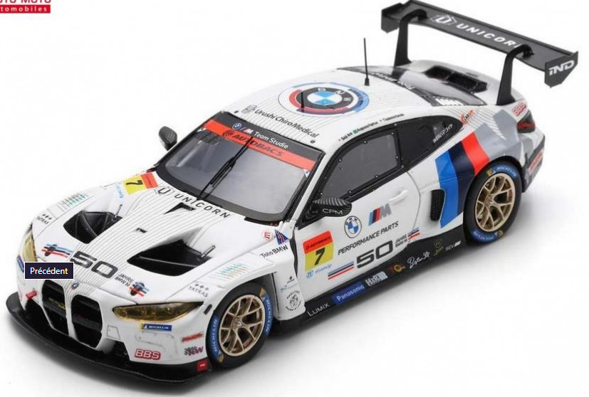 Spark :  BMW M4 N°7 BMW Team Studie x CSL GT300 SUPER GT 2022 [1/43] [1/43]