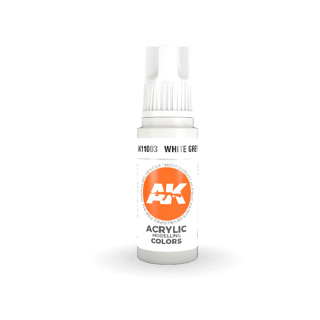 [AK AK11003] Ak : White Grey 17ml │ 3rd Generation Acrylique