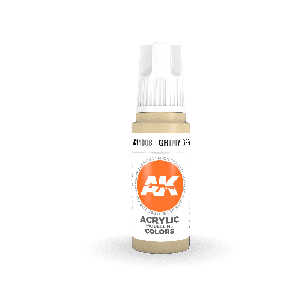 [AK AK11008] Ak : Grimy Grey 17ml │ 3rd Generation Acrylique