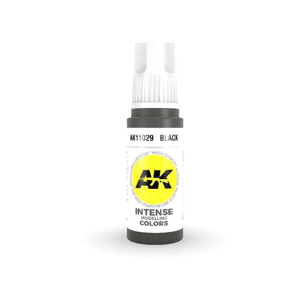 [AK AK11029] Ak : Black 17ml │ 3rd Generation Acrylique