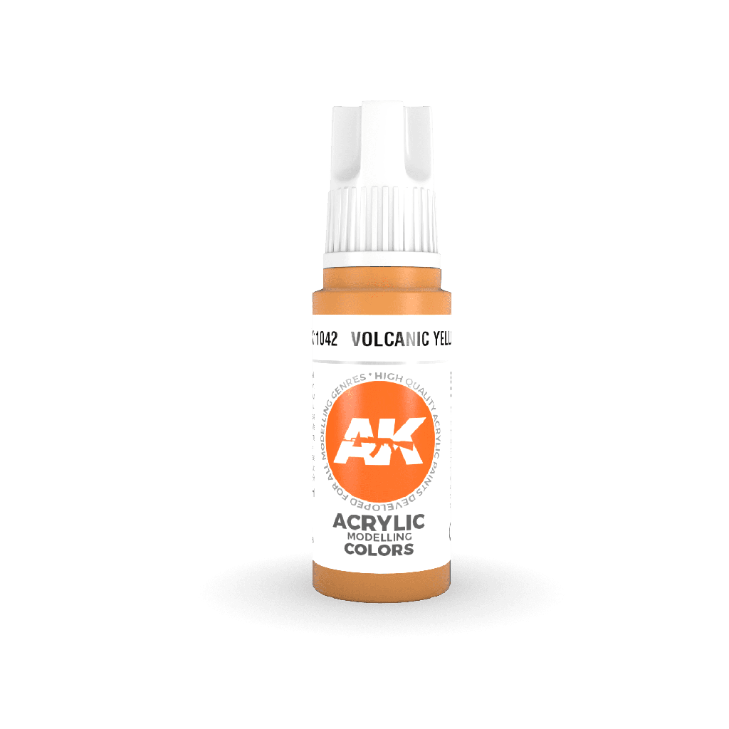 [AK AK11042] Ak : Volcanic Yellow 17ml │ 3rd Generation Acrylique