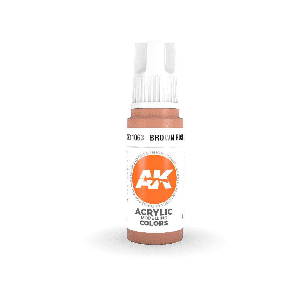 [AK AK11063] Ak : Brown Rose 17ml │ 3rd Generation Acrylique