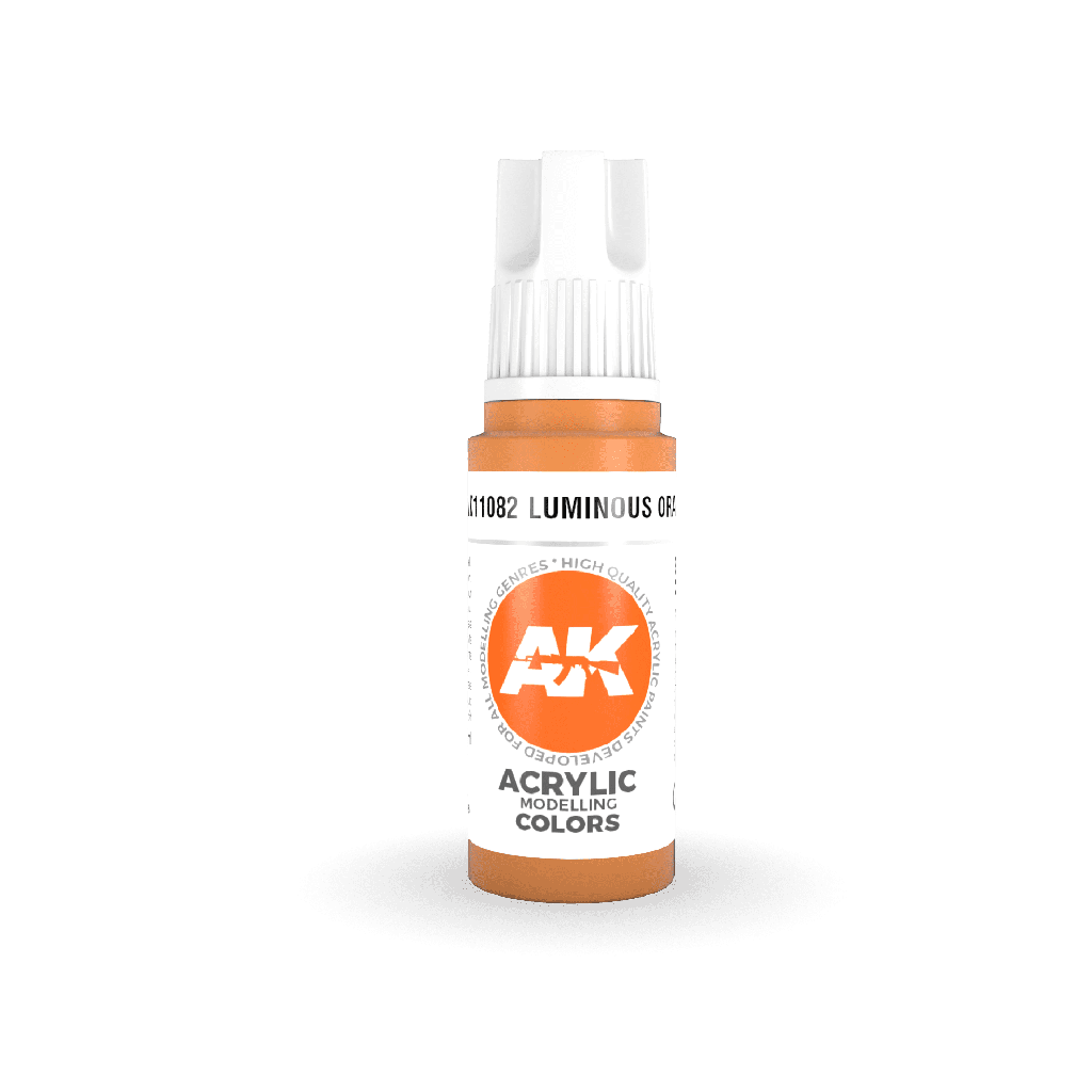 [AK AK11082] Ak : Luminous Orange 17ml │ 3rd Generation Acrylique
