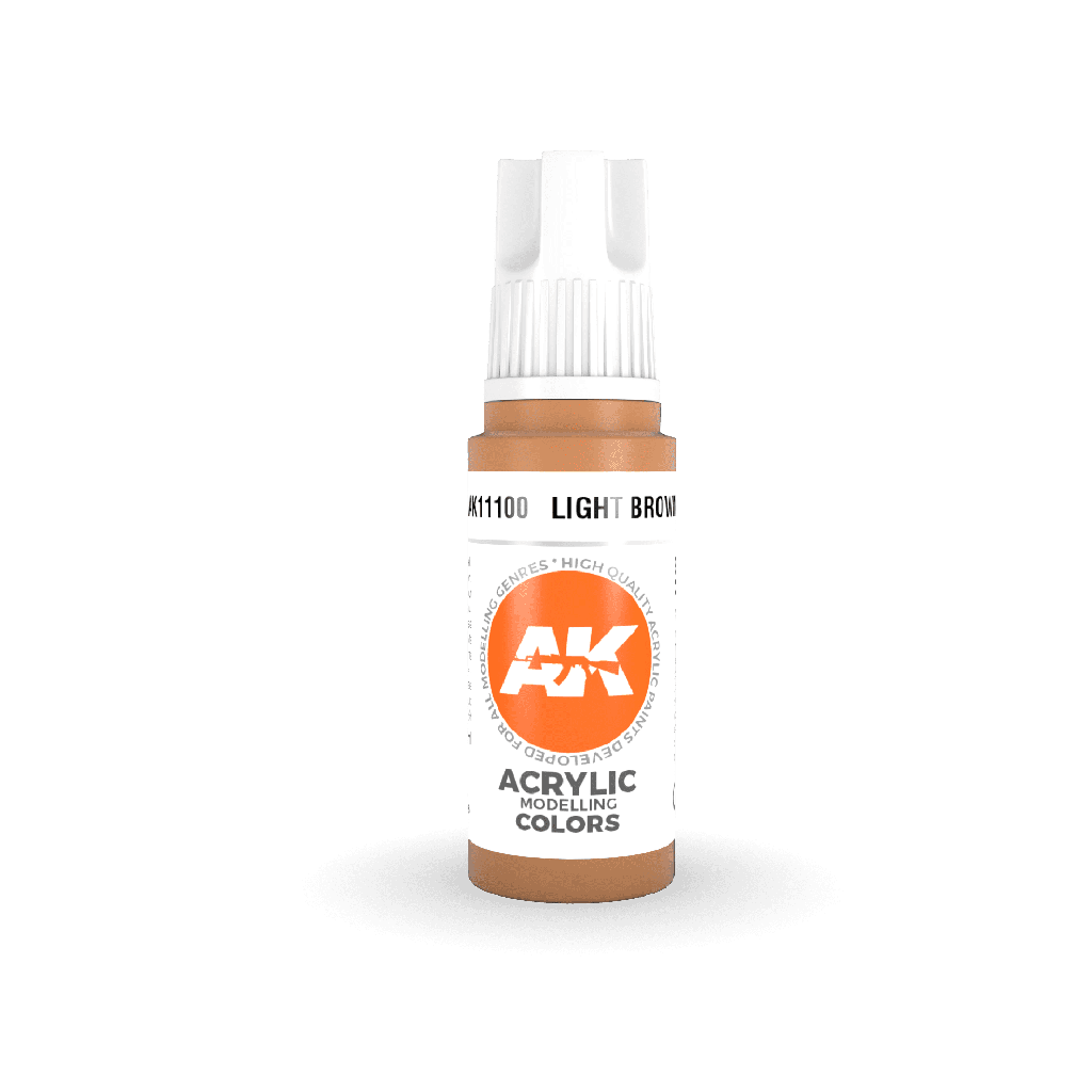 [AK AK11100] Ak : Light Brown 17ml │ 3rd Generation Acrylique